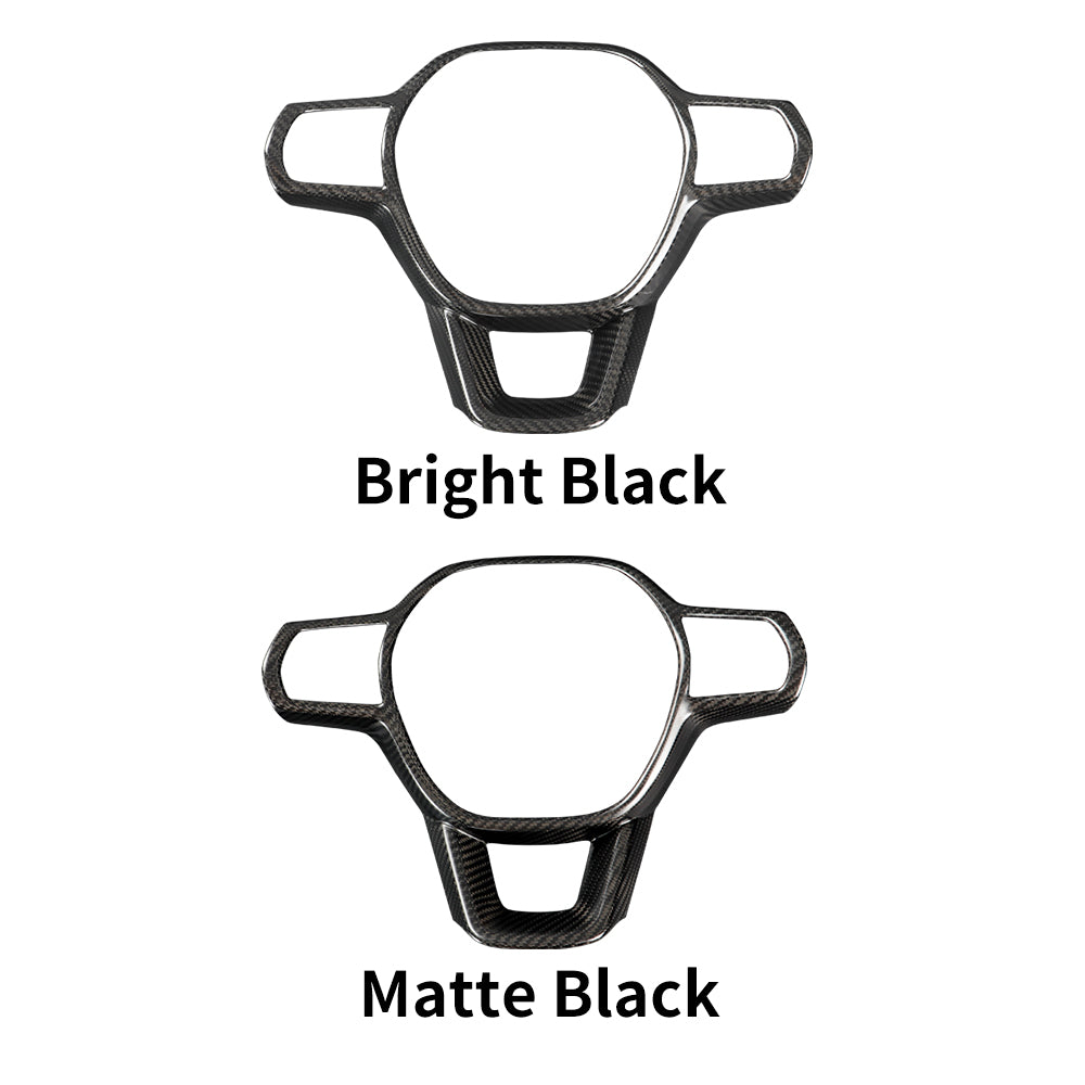 Create Carbon Dry Carbon Fiber Steering Wheel Trim Cover for Honda Civic Type R FL5