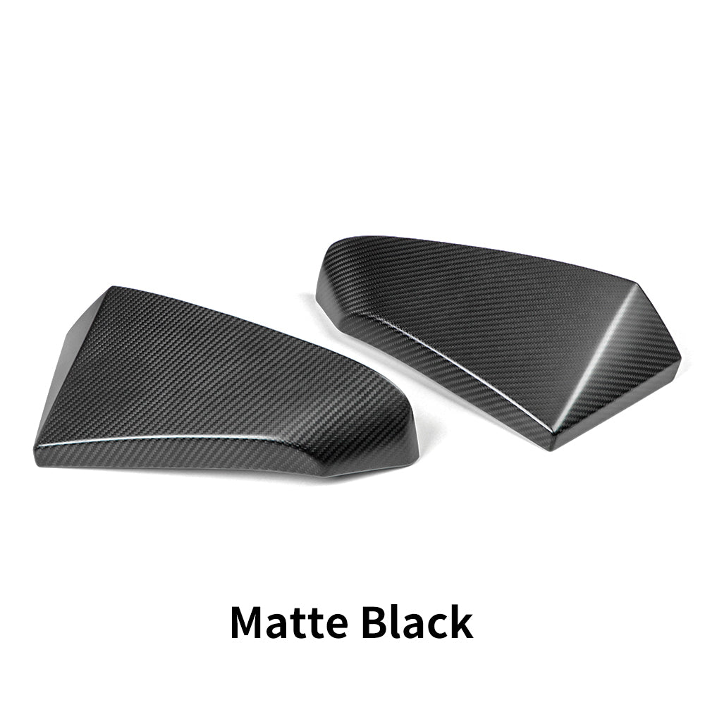 Create Carbon Carbon Fiber Mud Flaps Guards Fit for Tesla Cybertruck (2024 2025 2026) Front Bumper Protection