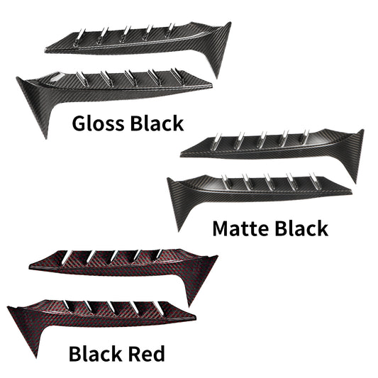 Create Carbon Carbon Fiber Side Fender Vent Cover Trim for 11th Gen Honda Civic Type R FL5 – Sporty Exterior Upgrade