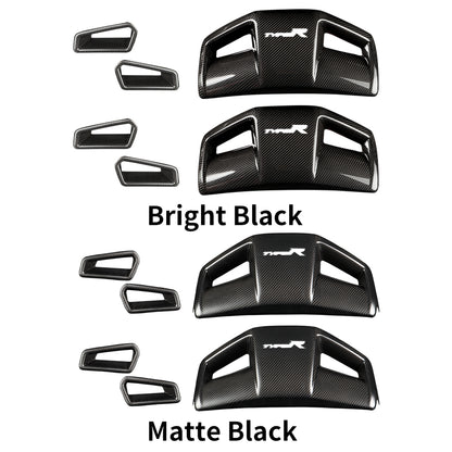 Create Carbon Dry Carbon Fiber Seat Back Trim Covers for Honda Civic 11th Gen & Type R FL5