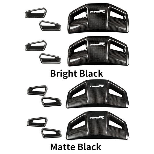 Create Carbon Dry Carbon Fiber Seat Back Trim Covers for Honda Civic 11th Gen & Type R FL5