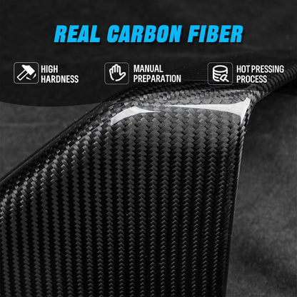 Create Carbon Dry Carbon Fiber Door Side Rearview Mirror Cover Caps for Tesla Cybertruck 2024-2026+