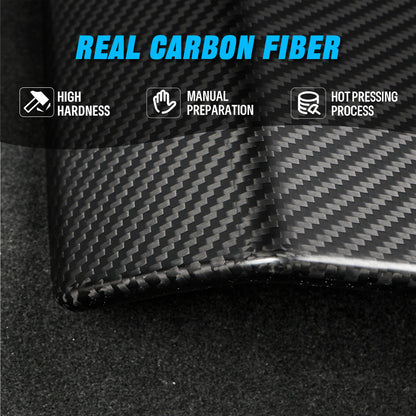 Create Carbon Dry Carbon Fiber Center Console Armrest Box Panel Cover for Tesla Cybertruck 2024-2026+