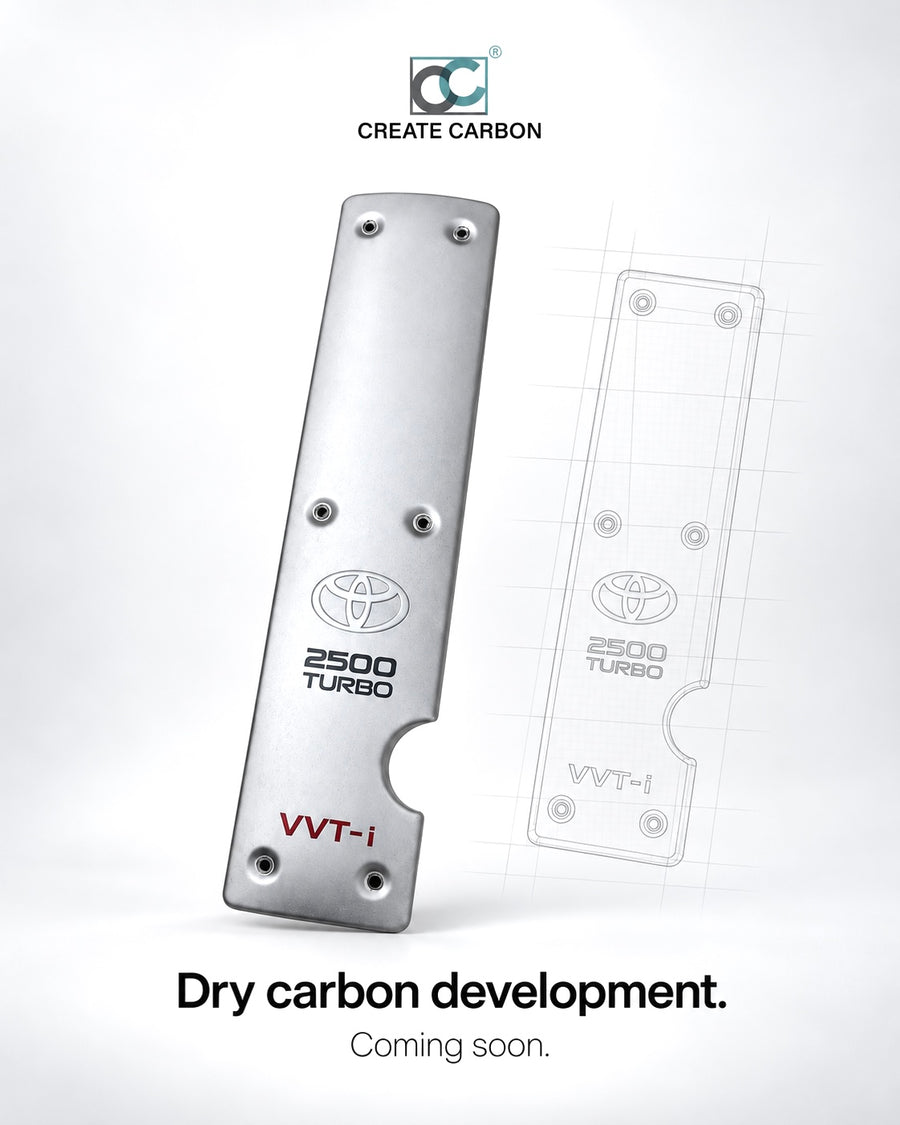 CREATE CARBON | Toyota 1JZ-GTE VVT-i Dry Carbon Fiber Engine Cover