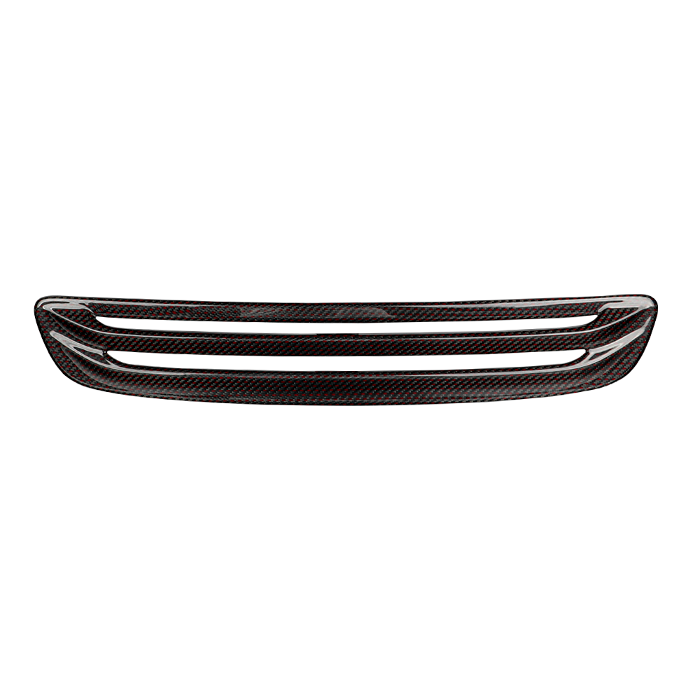 OEM Style Dry Carbon Fiber Hood Vent Scoop Cover for Honda Civic Type R FL5 – Red Black Carbon Fiber | CREATE CARBON
