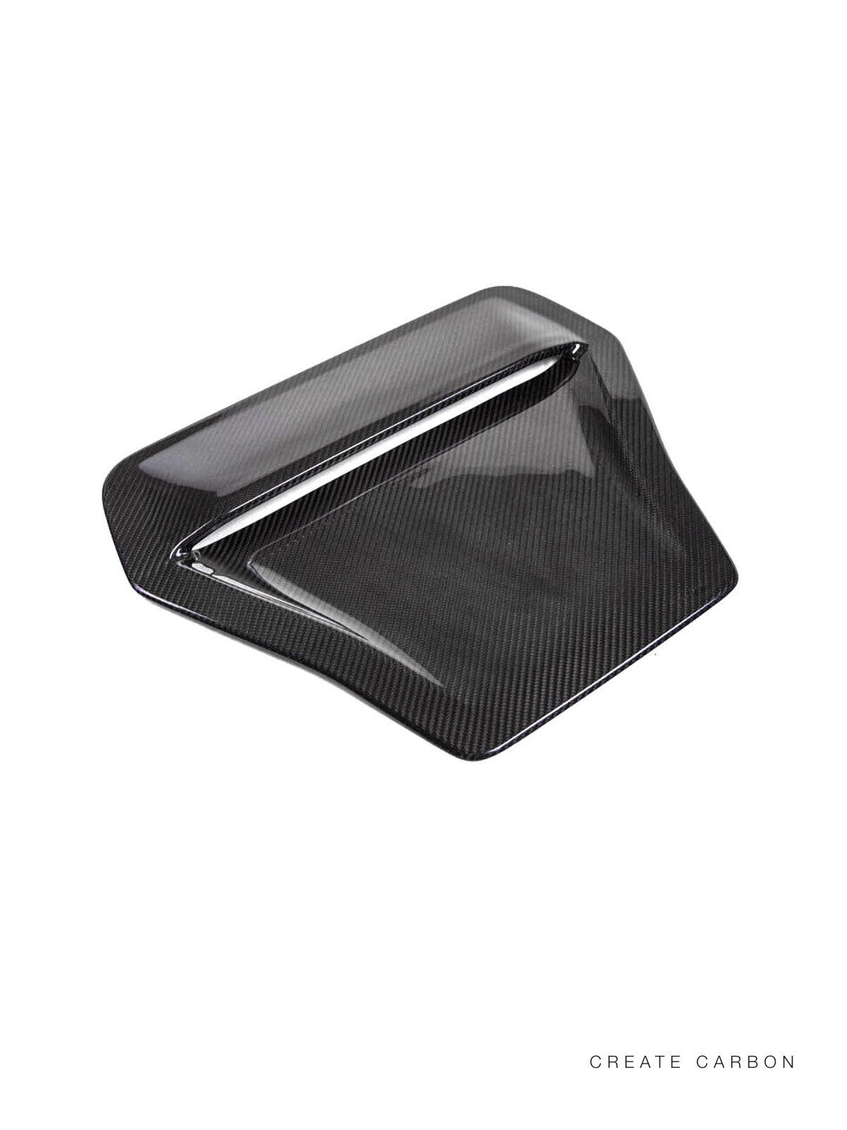 CREATECARBON dry carbon fiber hood scoop vent cover for 2017–2021 Honda Civic Type R FK8