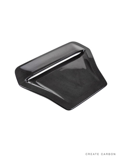 CREATECARBON dry carbon fiber hood scoop vent cover for 2017–2021 Honda Civic Type R FK8
