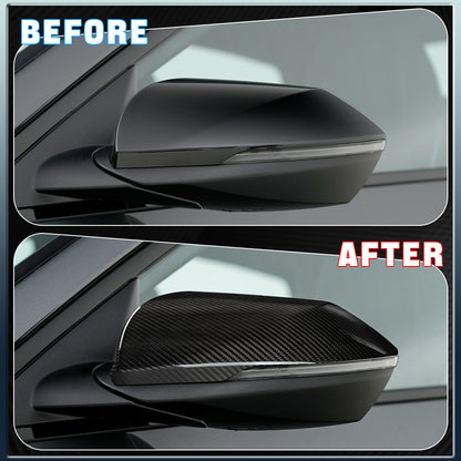 Create Carbon Dry Carbon Fiber Side Rearview Mirror Cover Caps for Hyundai Elantra N 2024+