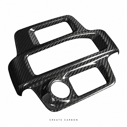 Honda Prelude BF1 RHD glossy dry carbon gear shift panel cover by CREATE CARBON