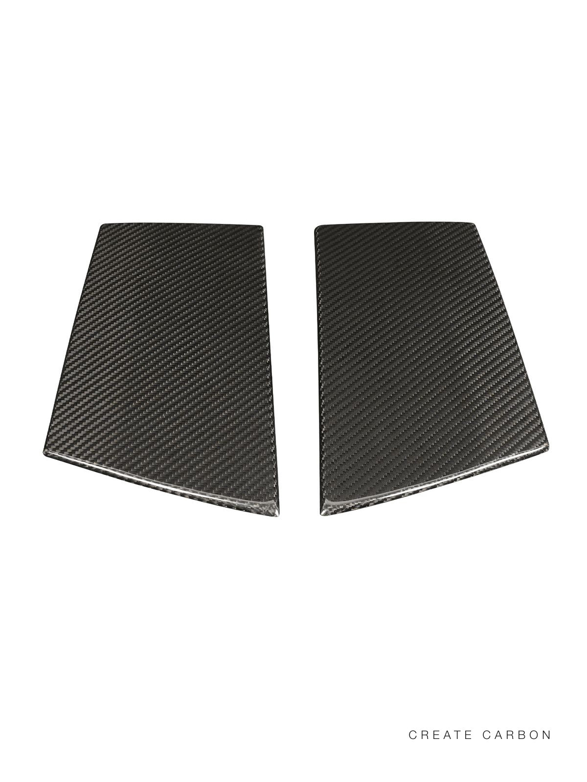 Dry carbon fiber B-pillar trim covers for 2023+ Nissan Z RZ34