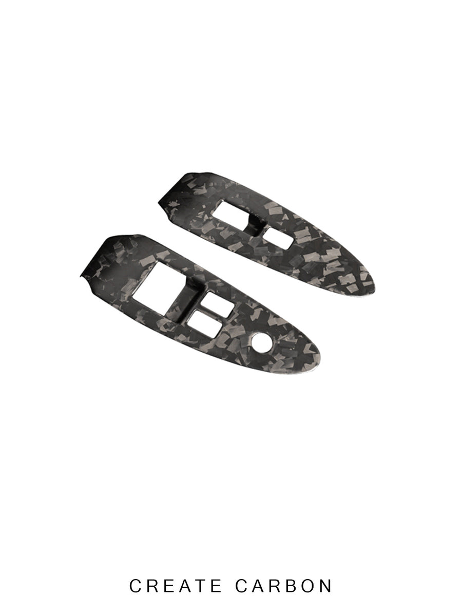 Nissan Z RZ34 Window Switch Panel Covers (2023+) | Matte Forged Dry Carbon